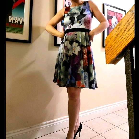 Floral Argenti Dress w Ribbon - Picture 7 of 14